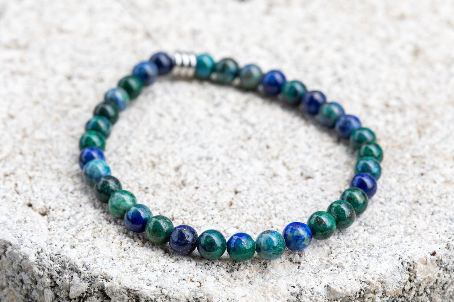 Azurite Gemstone Crystal Bracelet