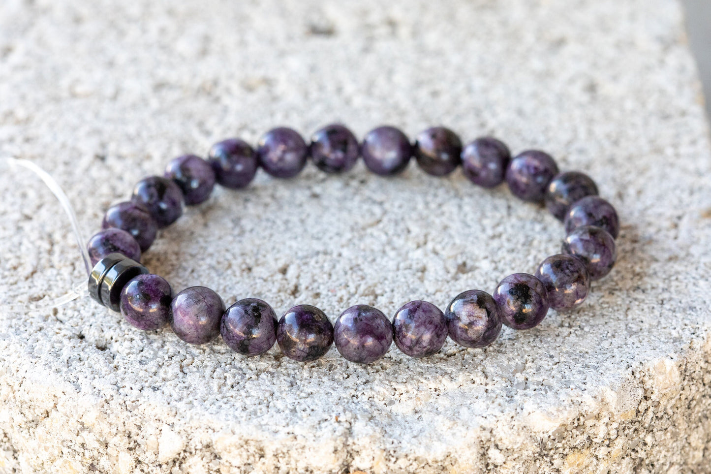Charoite Lepidolite Mix Gemstone Crystal Bracelet