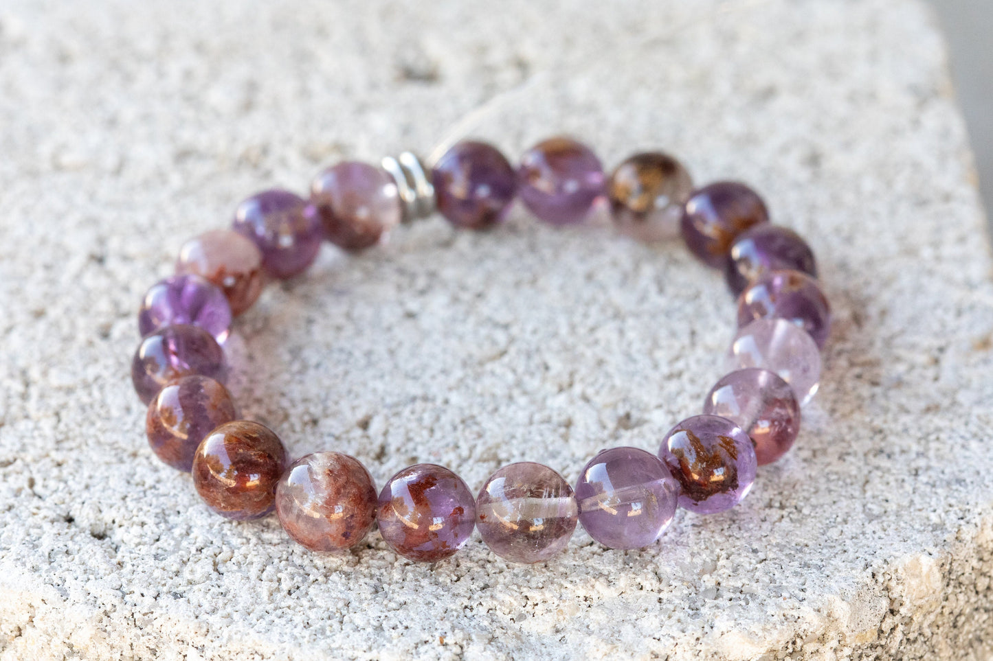 Ametrine Gemstone Crystal Bracelet