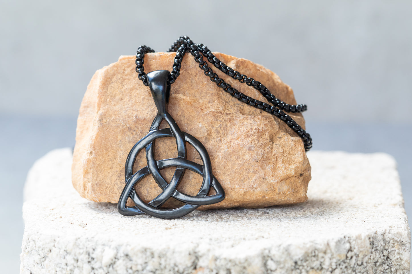 Irish Witch Knot, Trinity Witch Triad Sterling Silver Necklaces & Pendants