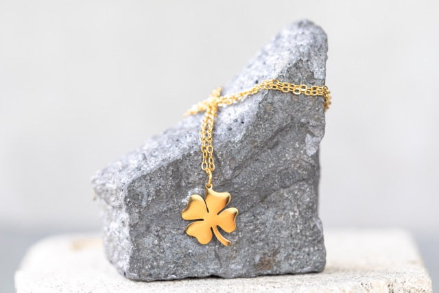 Irish Celtic Clover, 4-Leaf Clover, 3 Leaf Clover Necklace and Pendant