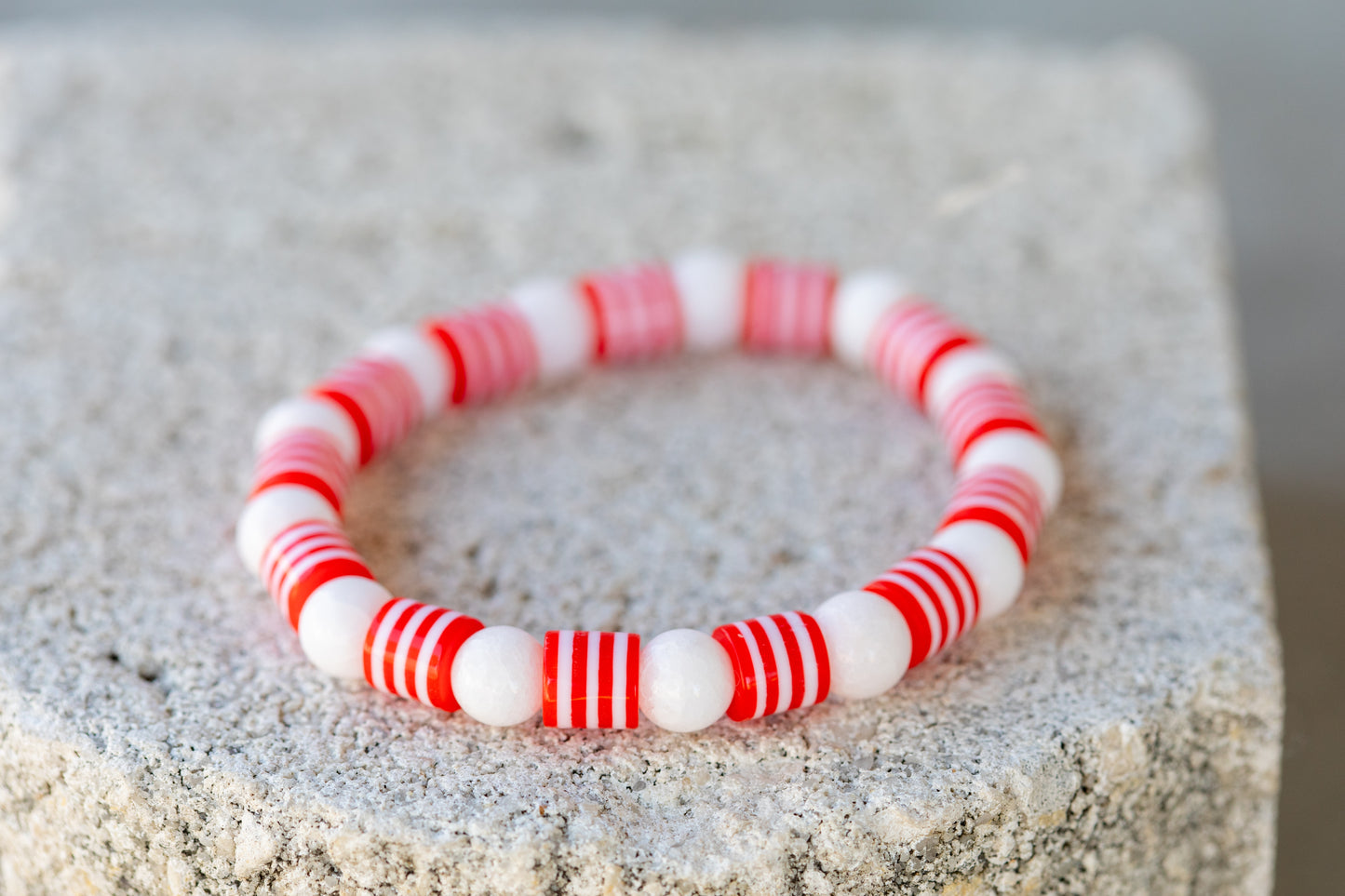 Christmas Holiday Gemstone Crystal Bracelet