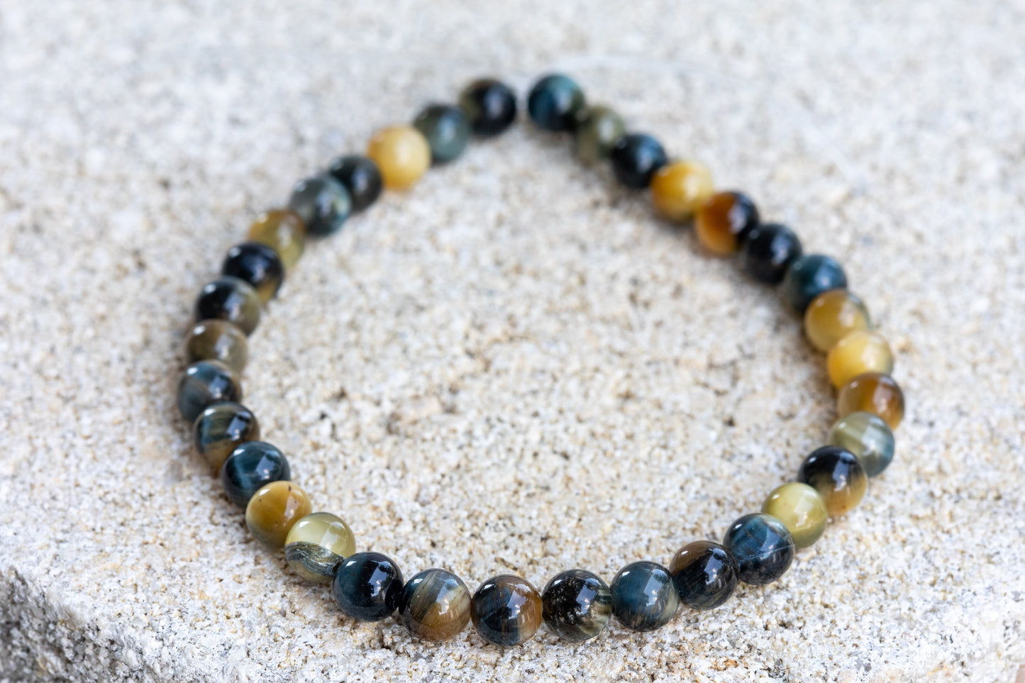 Tiger's Eye Gemstone Crystal Bracelet