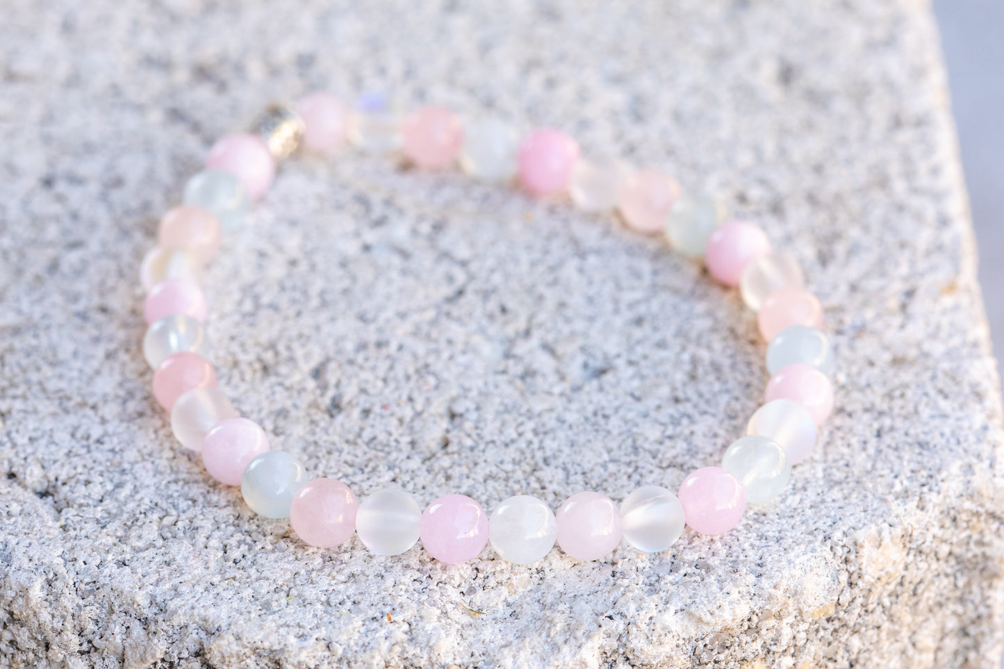 Libra Zodiac Gemstone Crystal Bracelet