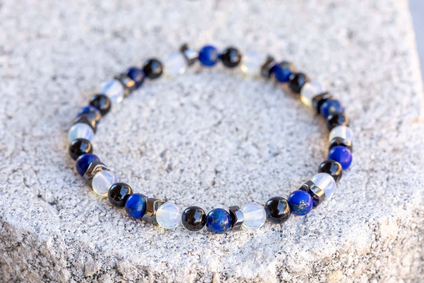 Libra Zodiac Gemstone Crystal Bracelet