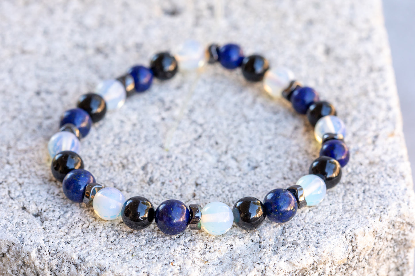 Libra Zodiac Gemstone Crystal Bracelet