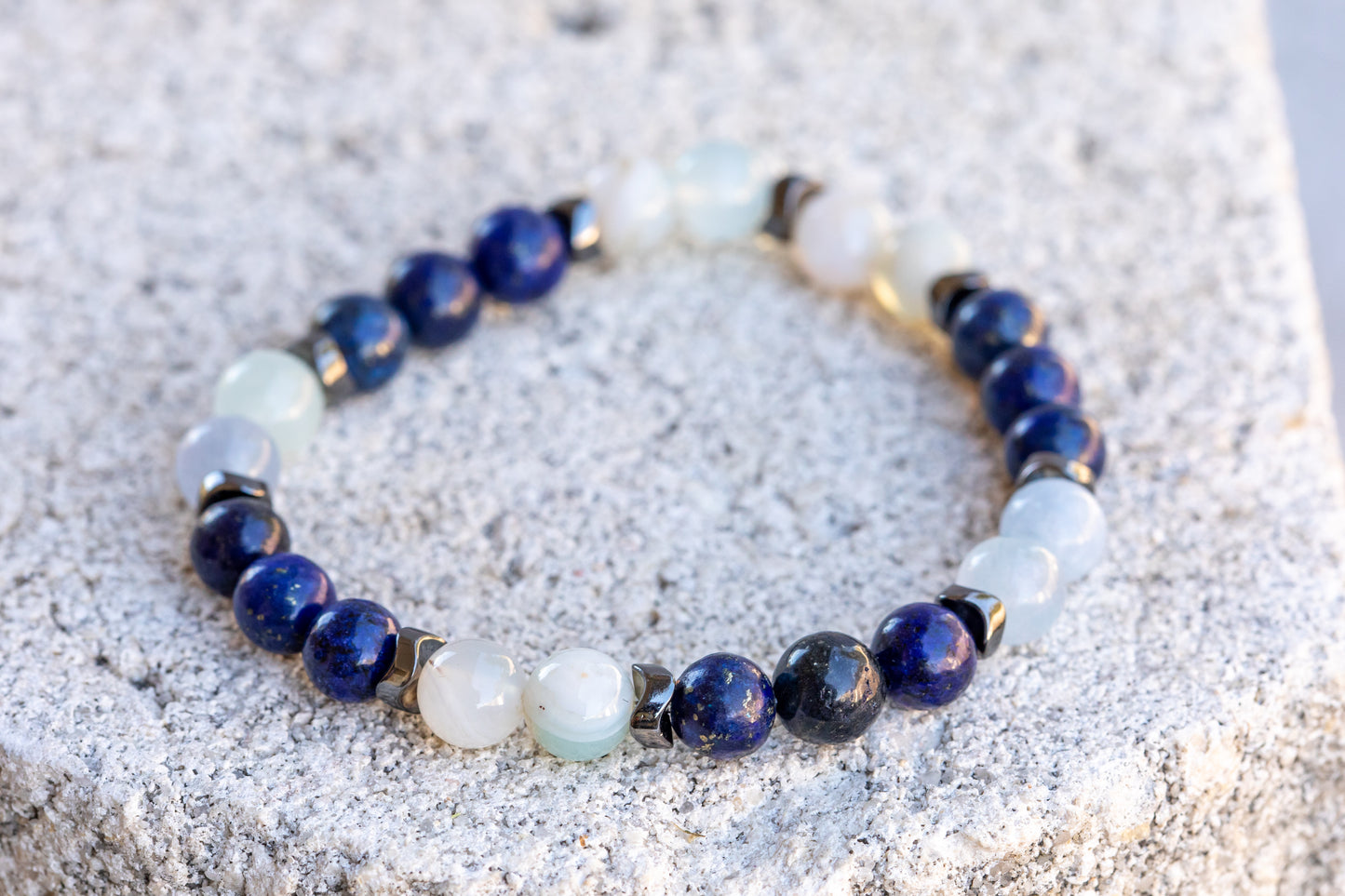 Libra Zodiac Gemstone Crystal Bracelet