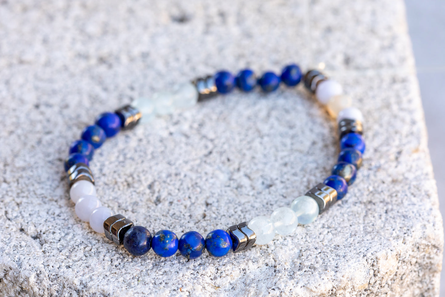 Libra Zodiac Gemstone Crystal Bracelet