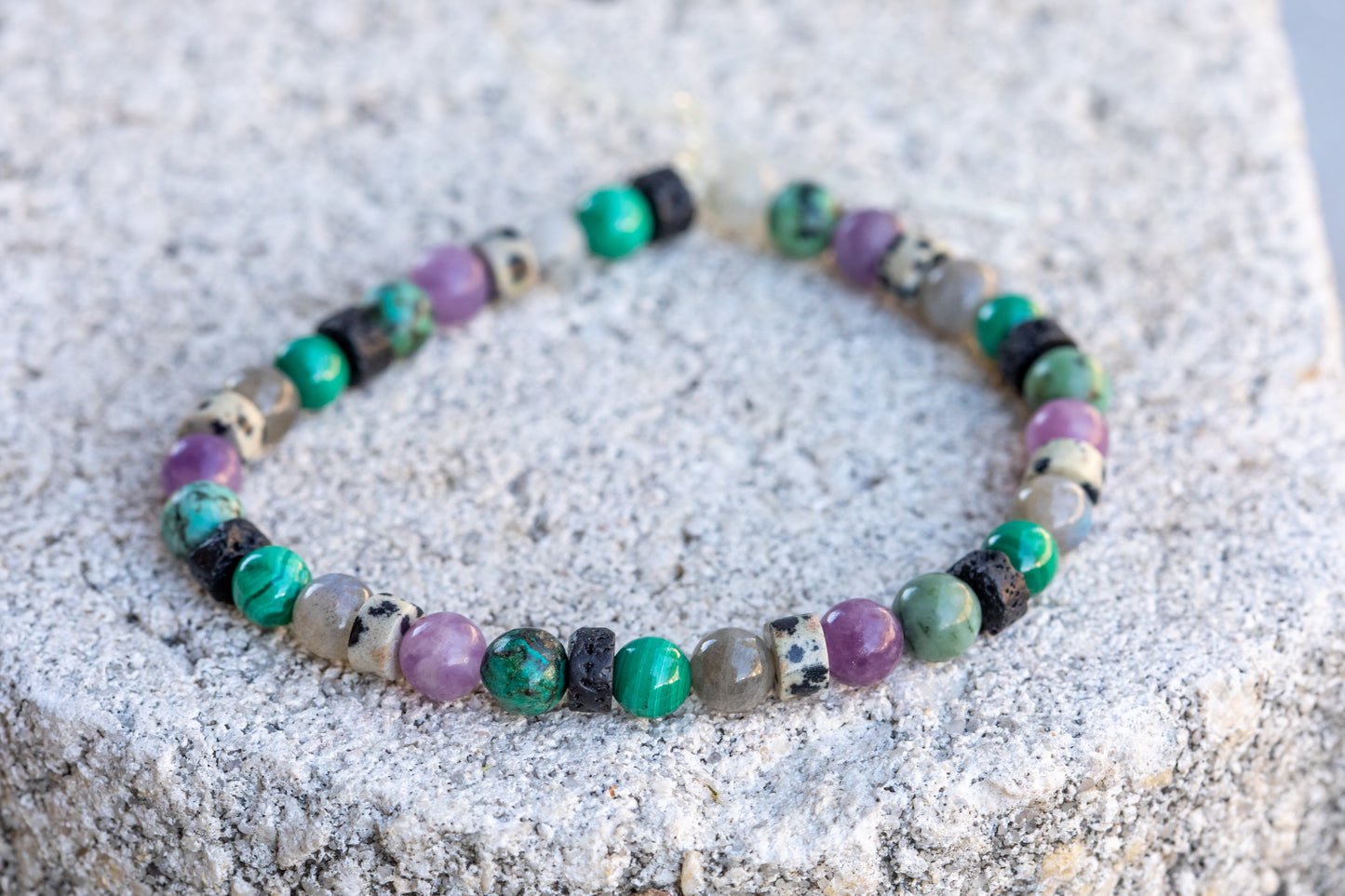 Sagittarius Zodiac Gemstone Crystal Bracelet