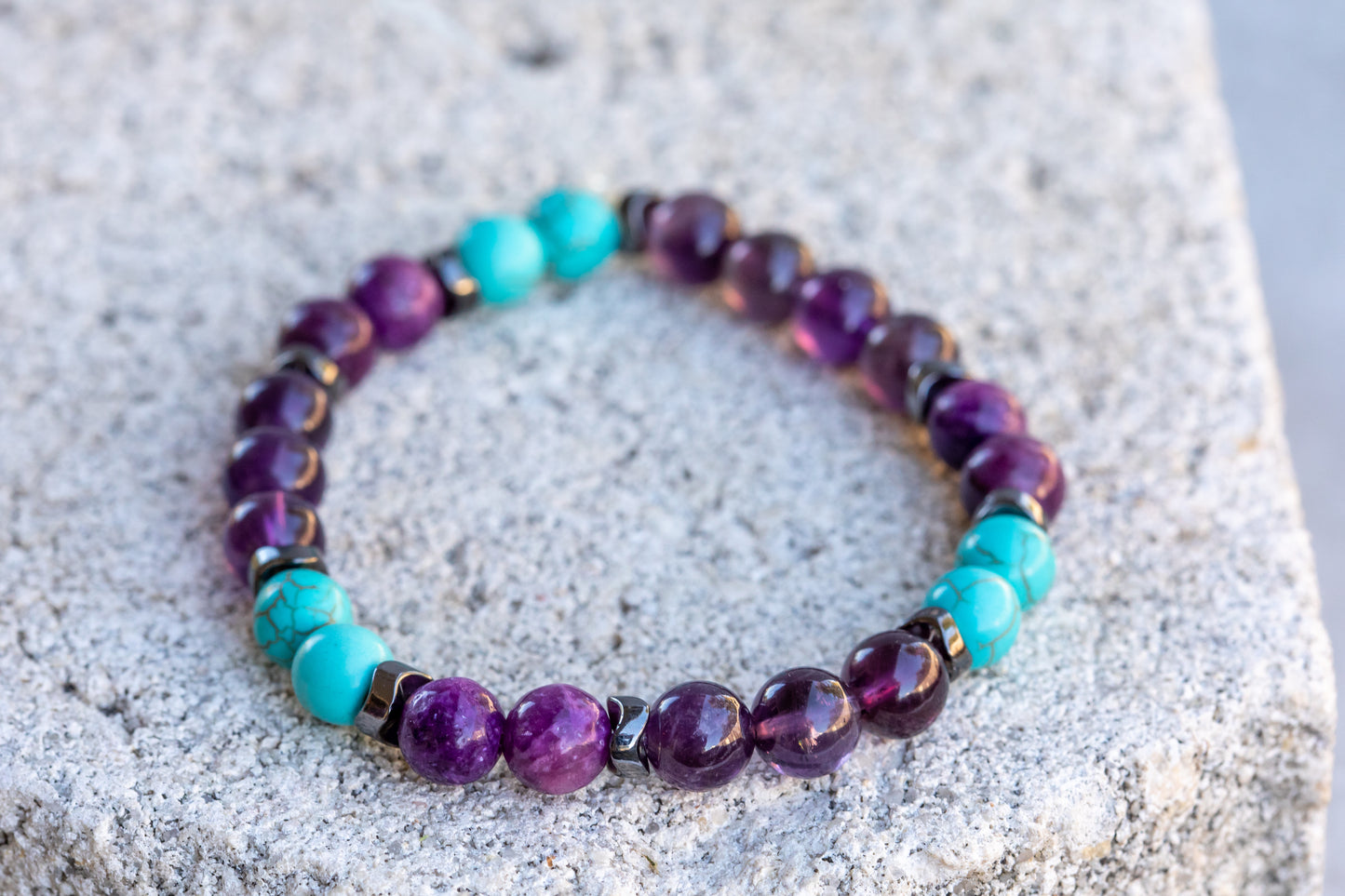 Sagittarius Zodiac Gemstone Crystal Bracelet