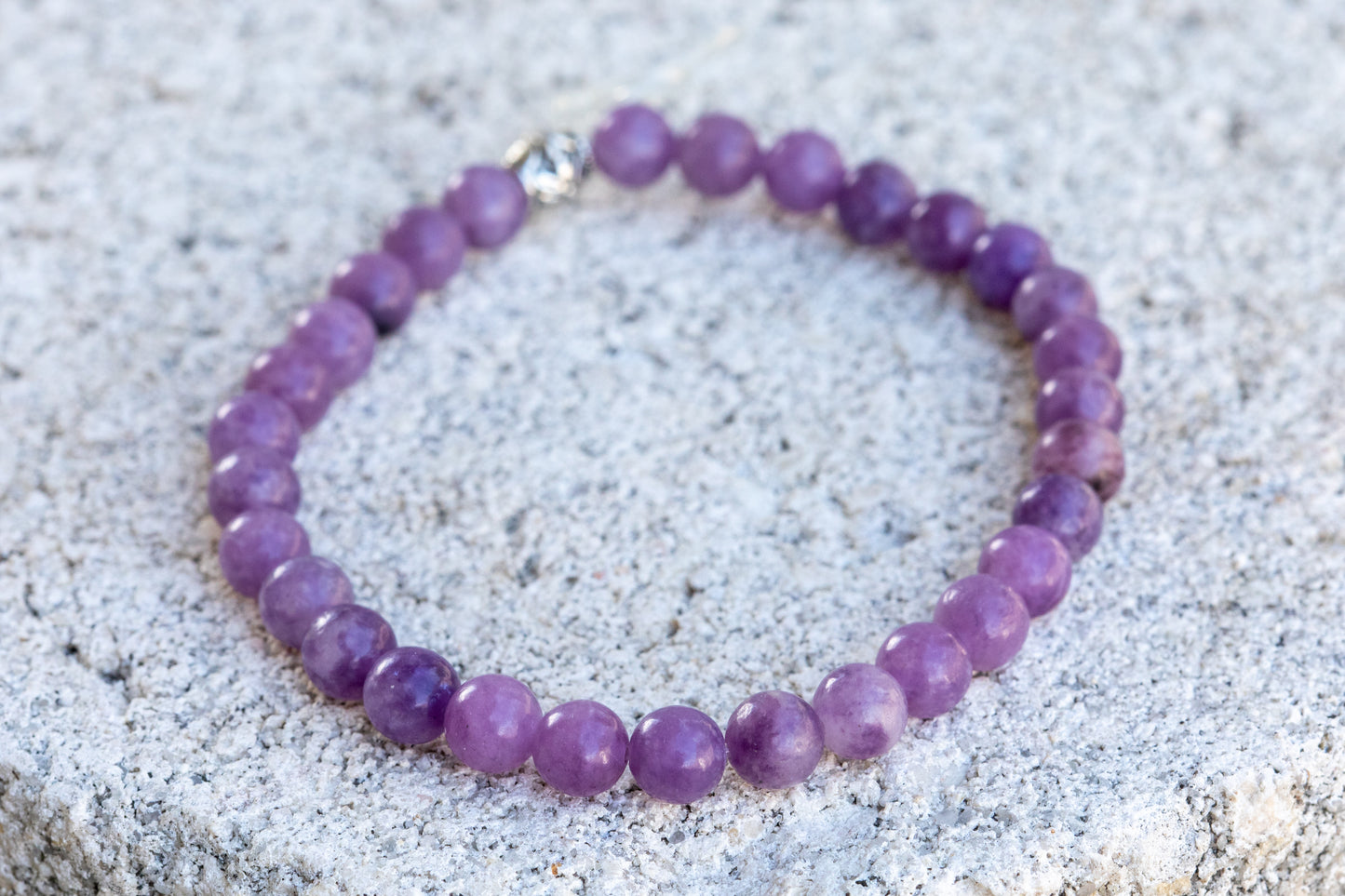 Charoite Gemstone Crystal Bracelet