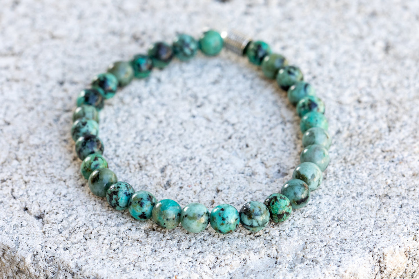 Turquoise Gemstone Crystal Bracelet