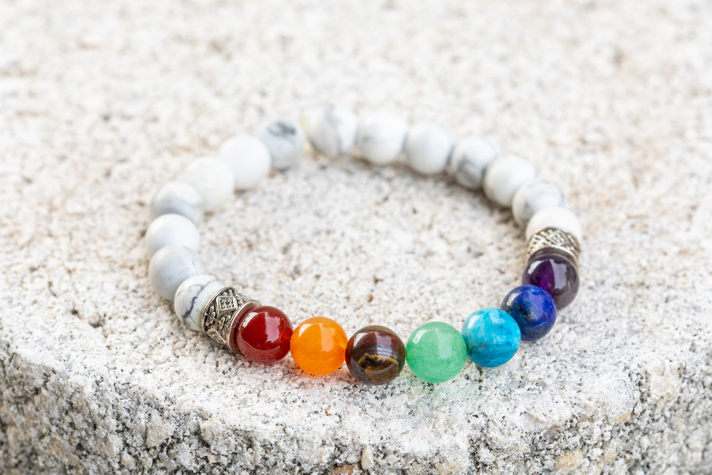 Chakra Gemstone Crystal Bracelet