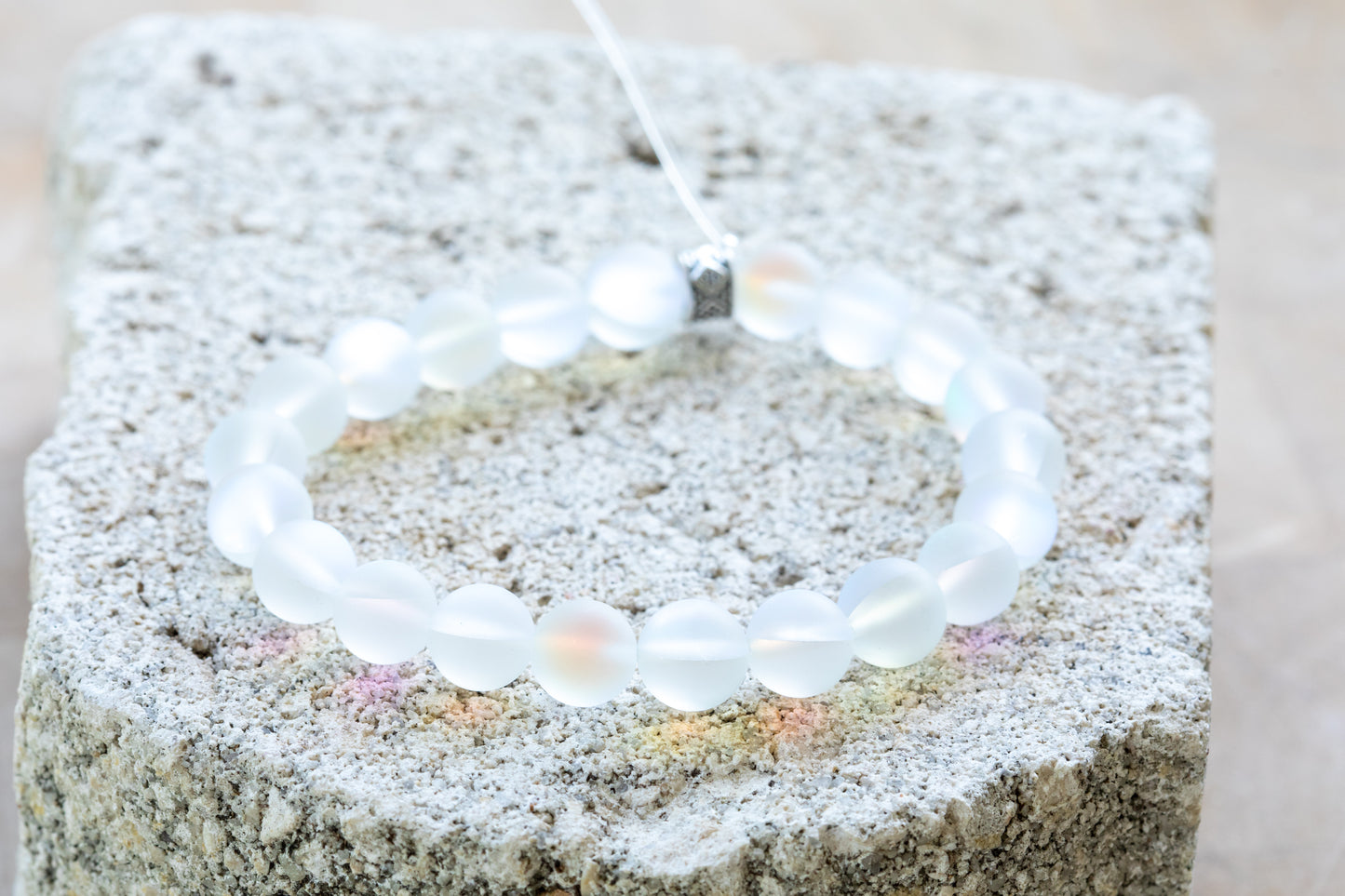 Moonstone Gemstone Crystal Bracelet