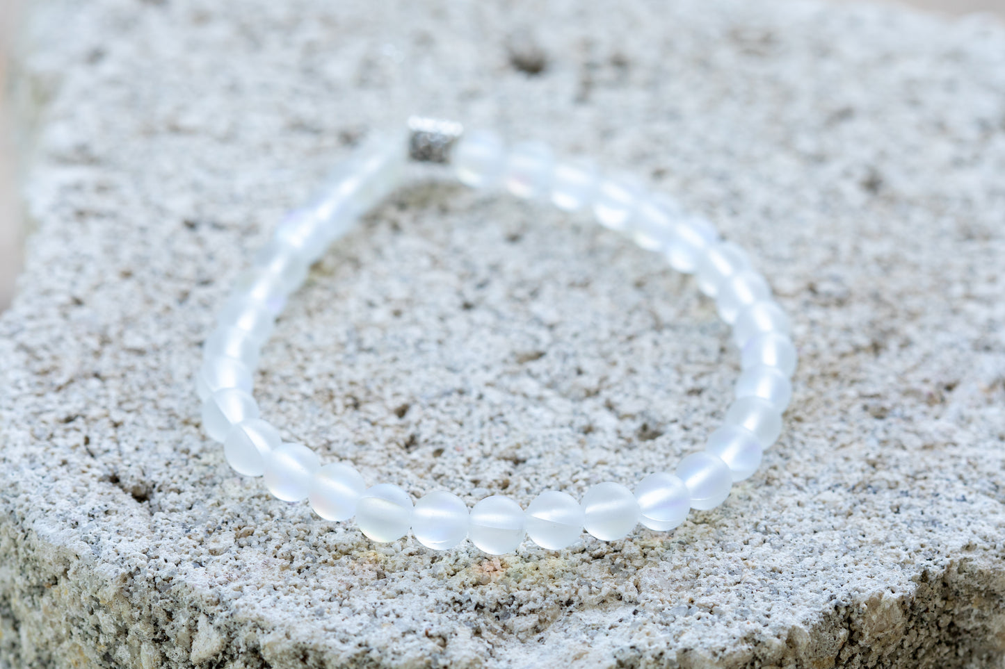 Moonstone Gemstone Crystal Bracelet