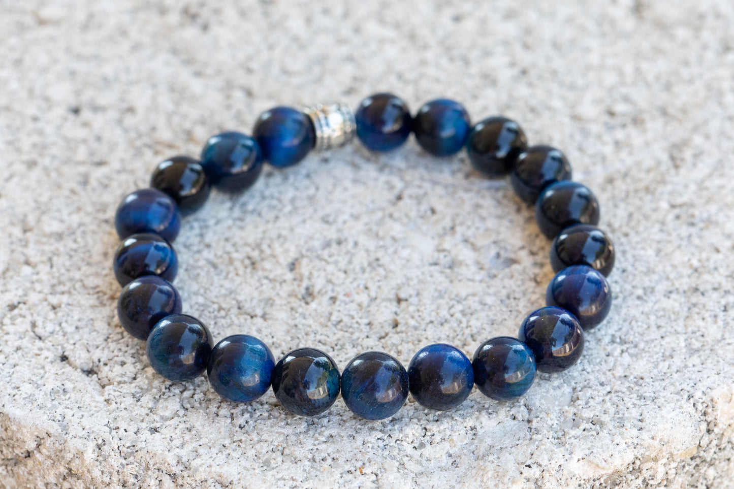 Dyed Tiger's Eye Gemstone Crystal Bracelet