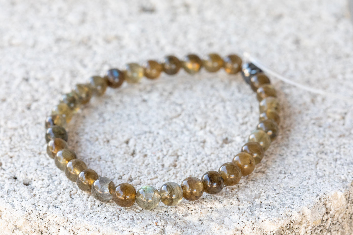 Labradorite Gemstone Crystal Bracelet