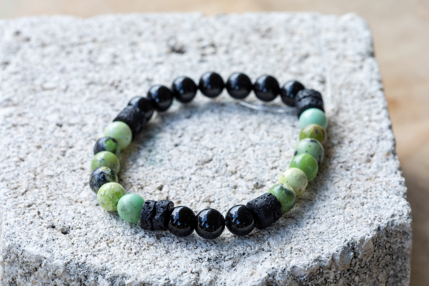 Chrysoprase Gemstone Crystal Bracelet