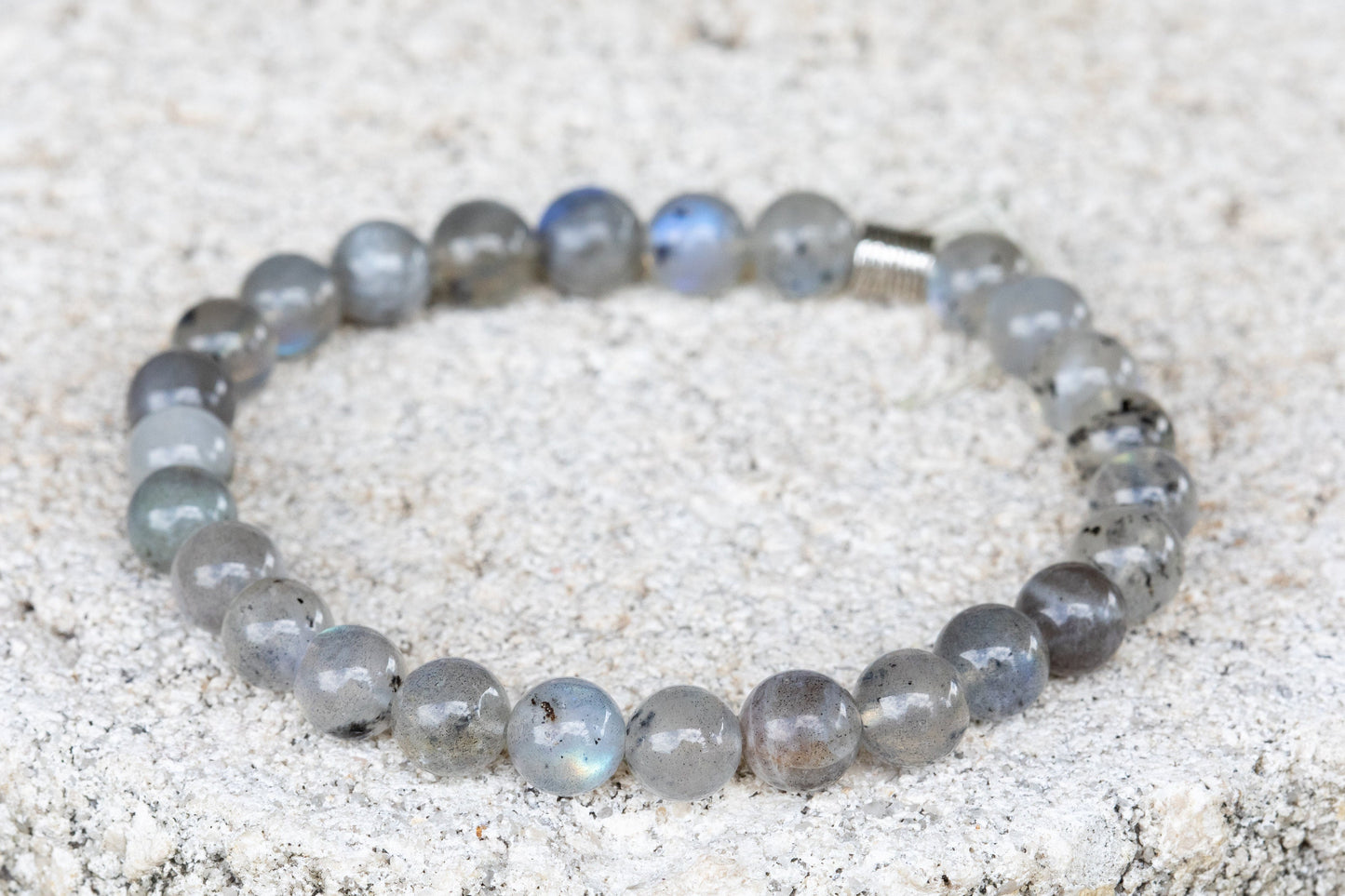 Labradorite Gemstone Crystal Bracelet