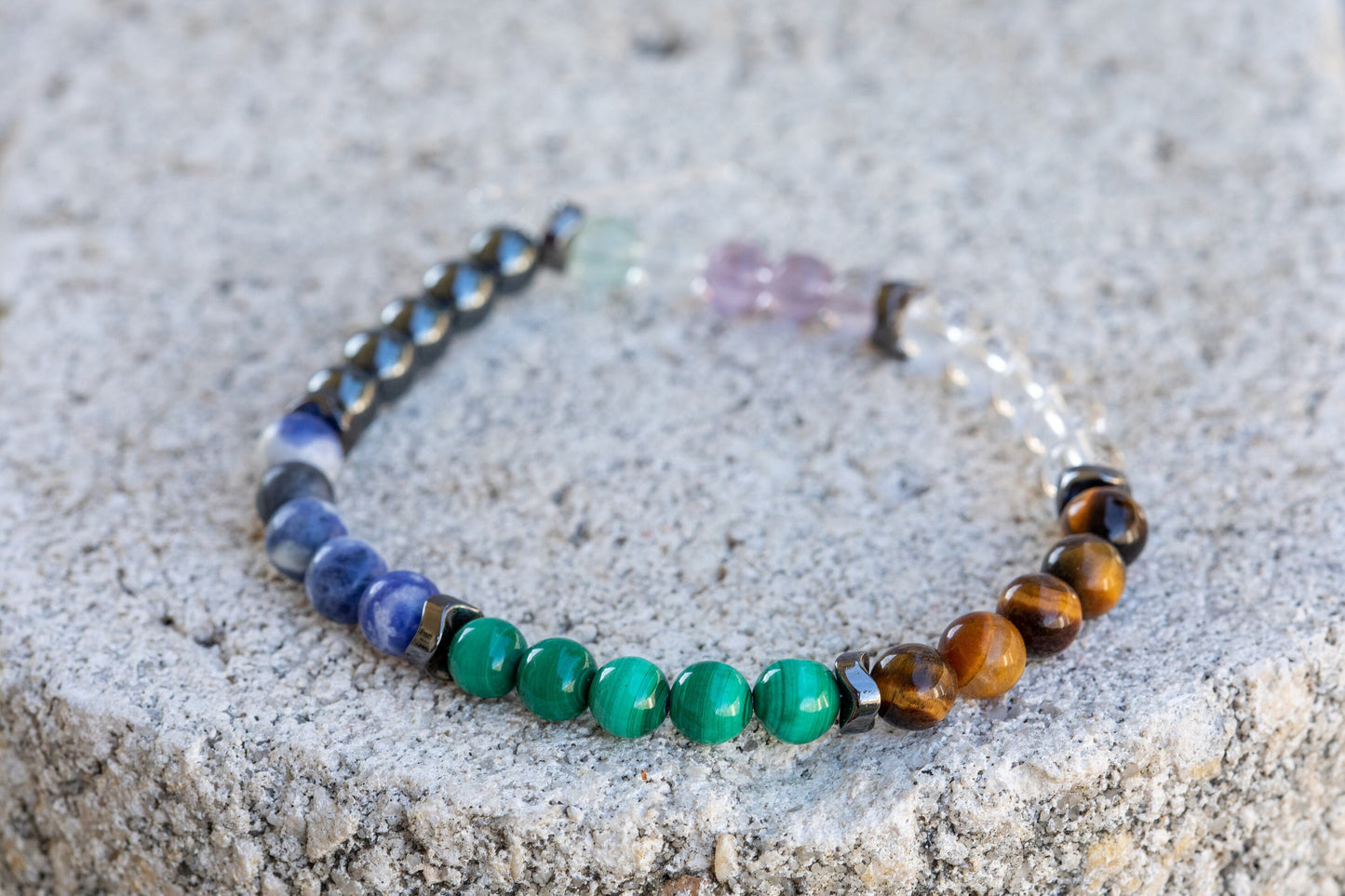 Focus Gemstone Crystal Bracelet