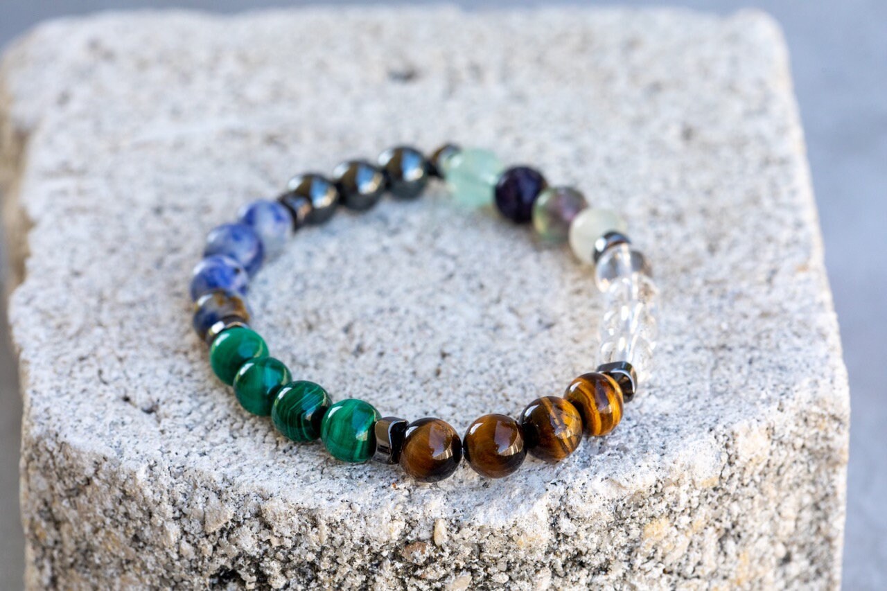 Focus Gemstone Crystal Bracelet