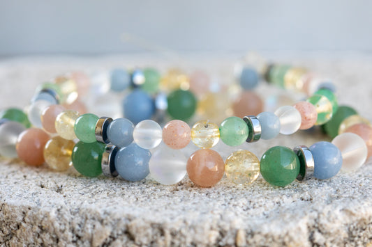Gratitude Gemstone Crystal Bracelet