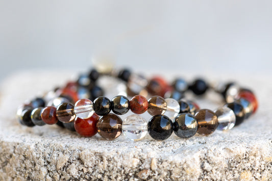 Grounding Gemstone Crystal Bracelet
