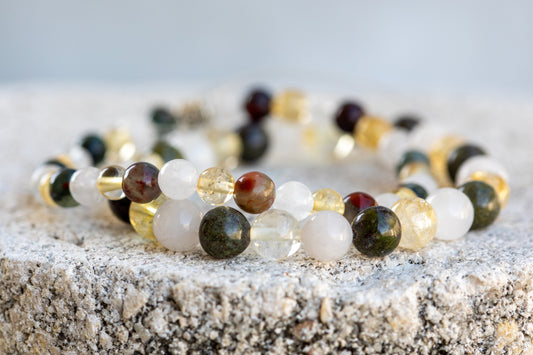 Inner Strength Gemstone Crystal Bracelet