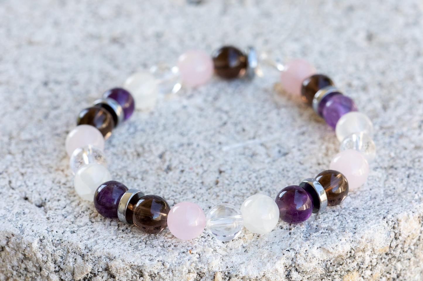 Meditation Gemstone Crystal Bracelet