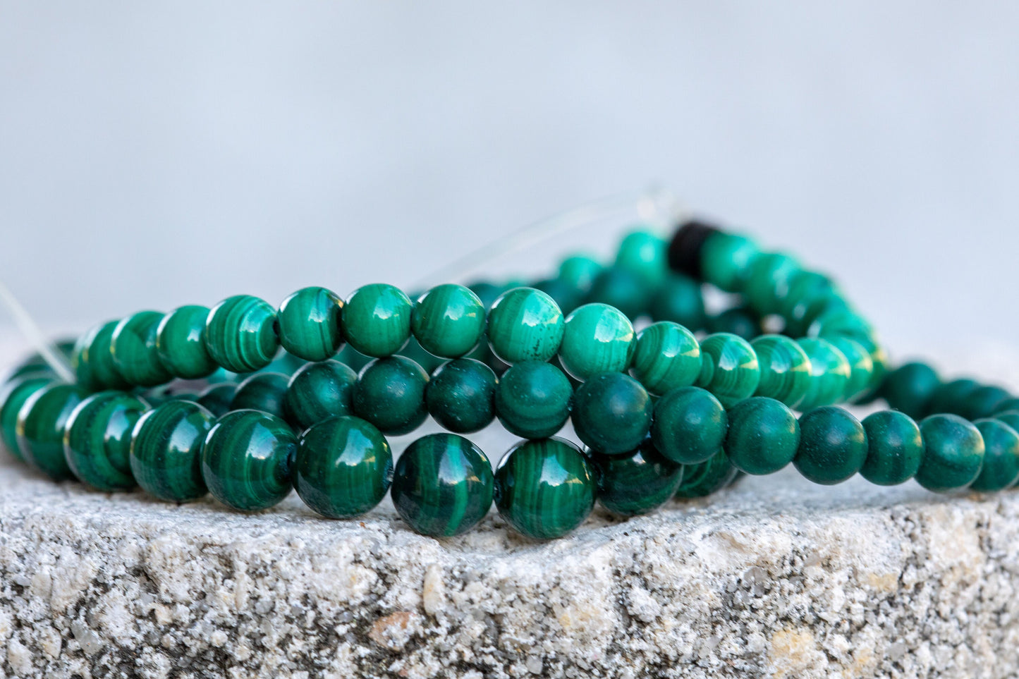 Malachite Gemstone Genuine Crystal Bracelet