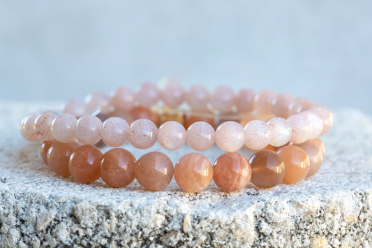 Sunstone Gemstone Crystal Bracelet
