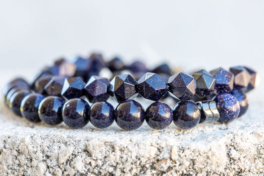 Sandstone Gemstone Crystal Bracelet