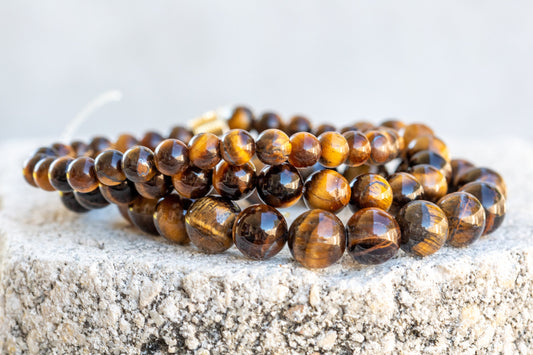 Tiger's Eye Gemstone Crystal Bracelet
