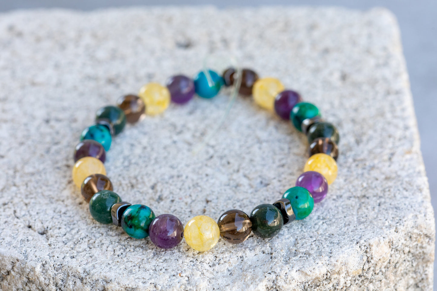 Growth Gemstone Crystal Bracelet