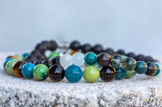 Gemini Zodiac Gemstone Crystal Bracelet