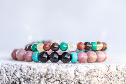 Scorpio Zodiac Gemstone Crystal Bracelet