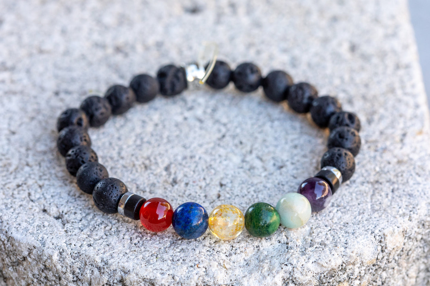 Virgo Zodiac Gemstone Crystal Bracelet