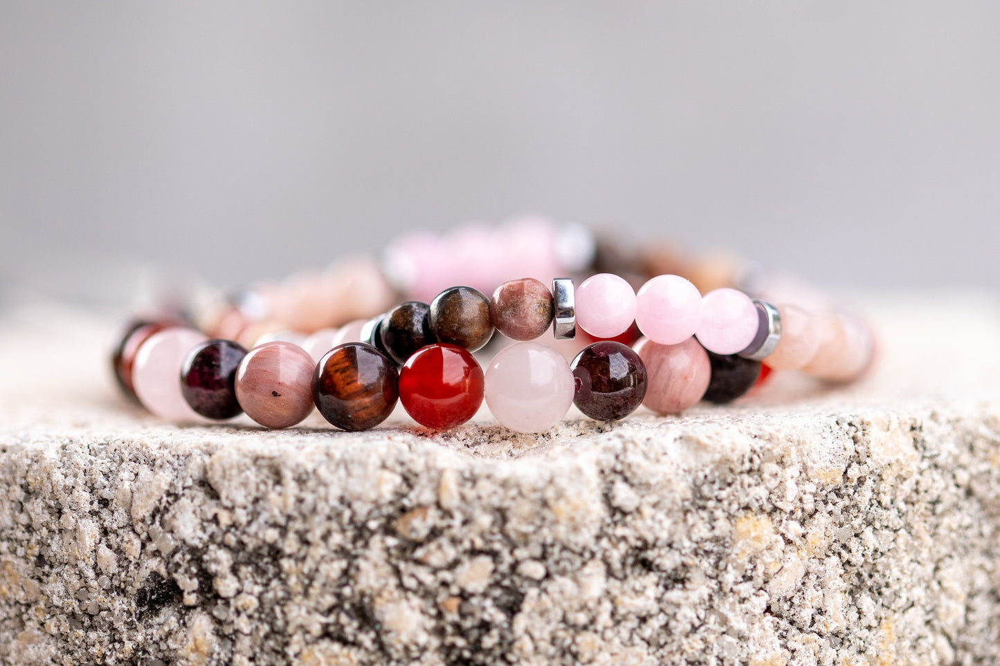Love & Passion Gemstone Crystal Bracelet