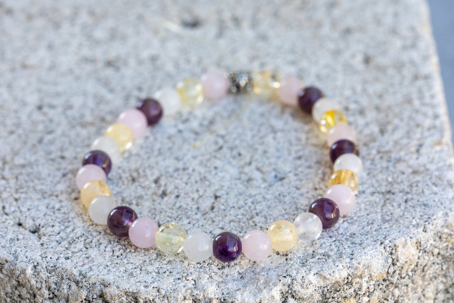 Motivation Gemstone Crystal Bracelet