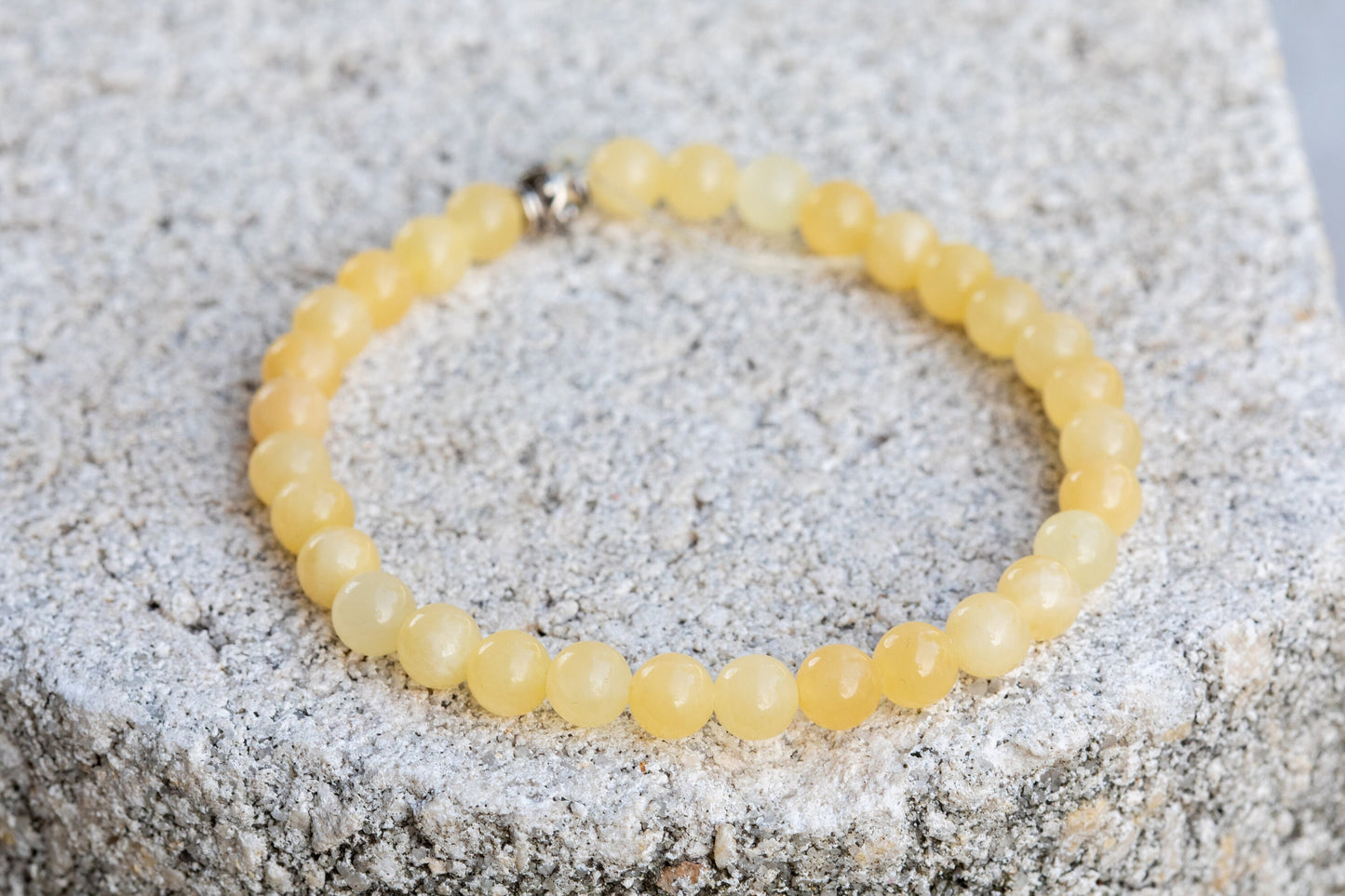 Calcite Gemstone Crystal Bracelet