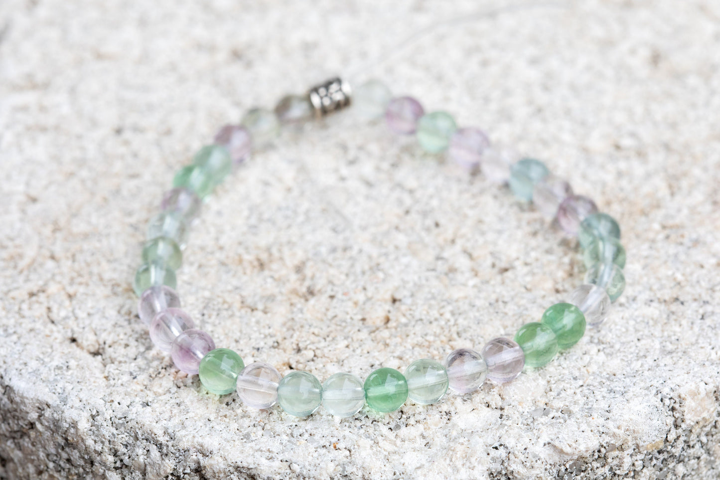Fluorite Gemstone Crystal Bracelets