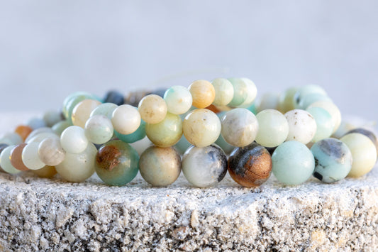 Amazonite Gemstone Crystal Bracelet