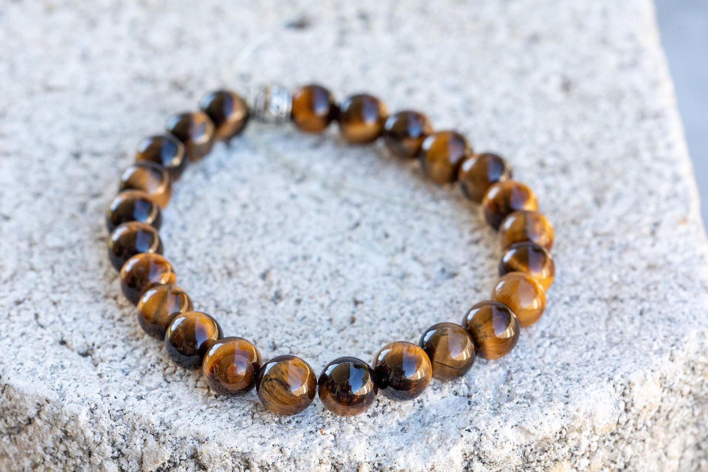 Tiger's Eye Gemstone Crystal Bracelet