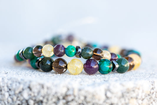 Growth Gemstone Crystal Bracelet