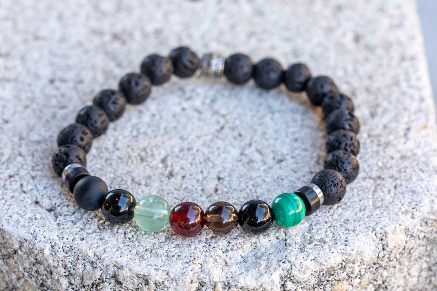 Capricorn Zodiac Gemstone Crystal Bracelet
