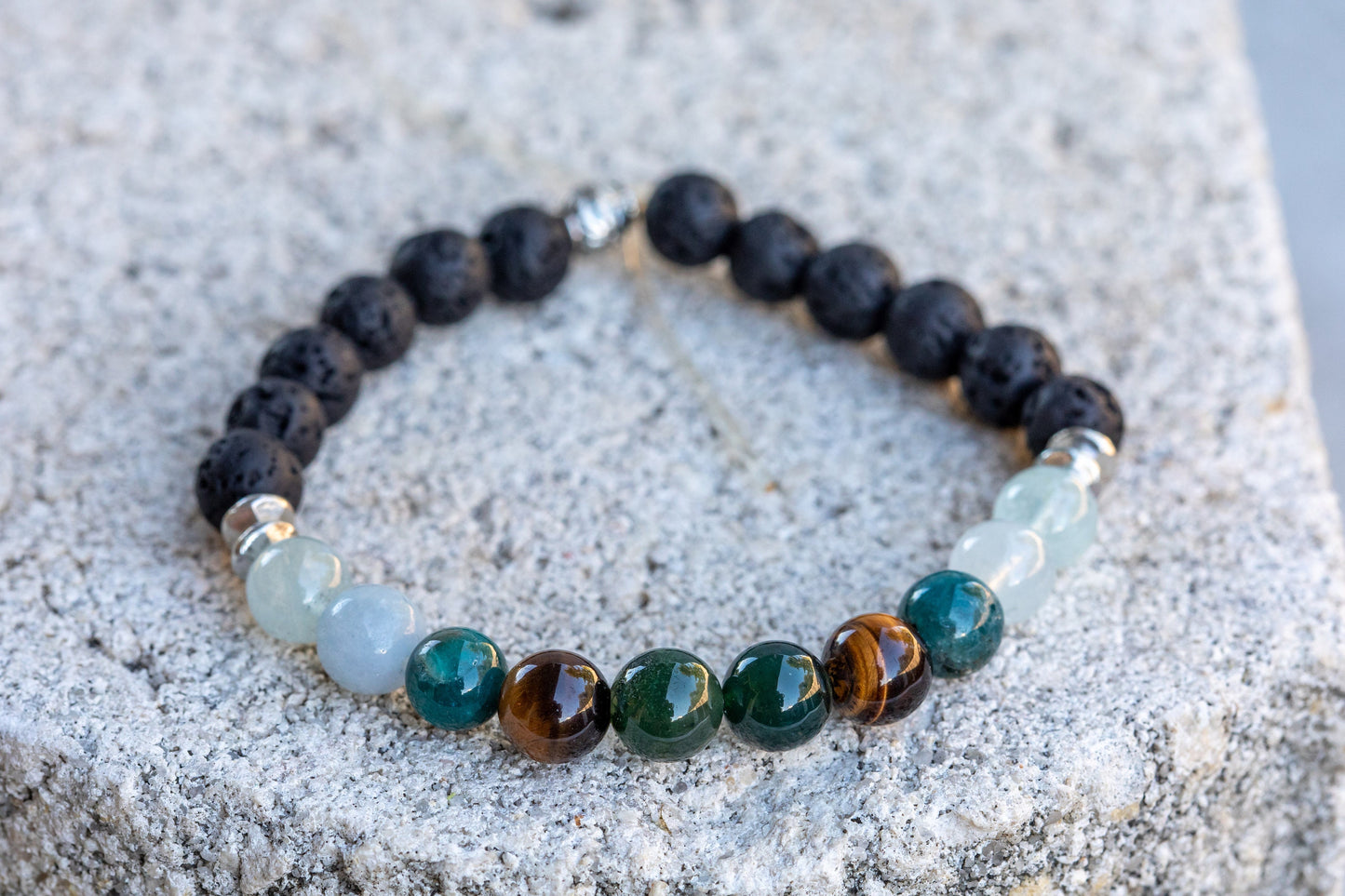 Gemini Zodiac Gemstone Crystal Bracelet