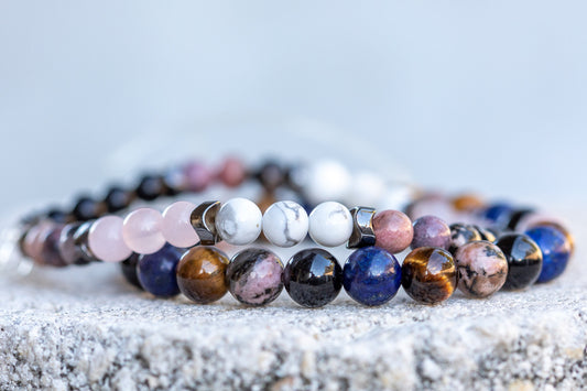 Taurus Zodiac Gemstone Crystal Bracelet