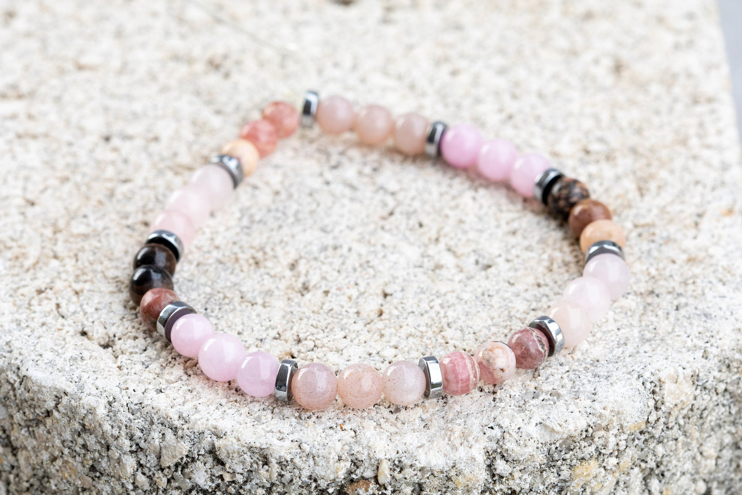 Love & Passion Gemstone Crystal Bracelet