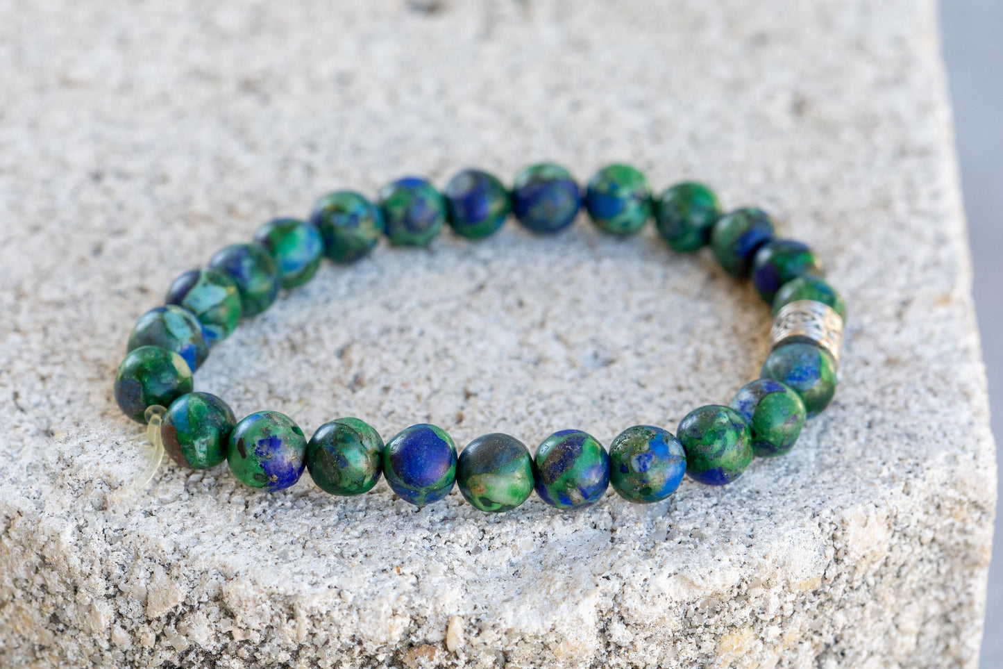 Chrysocolla Gemstone Crystal Bracelet