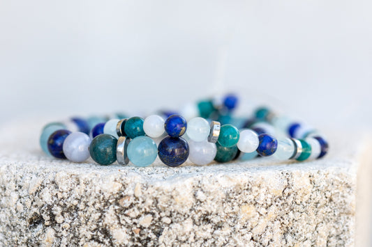 Communication Gemstone Crystal Bracelet